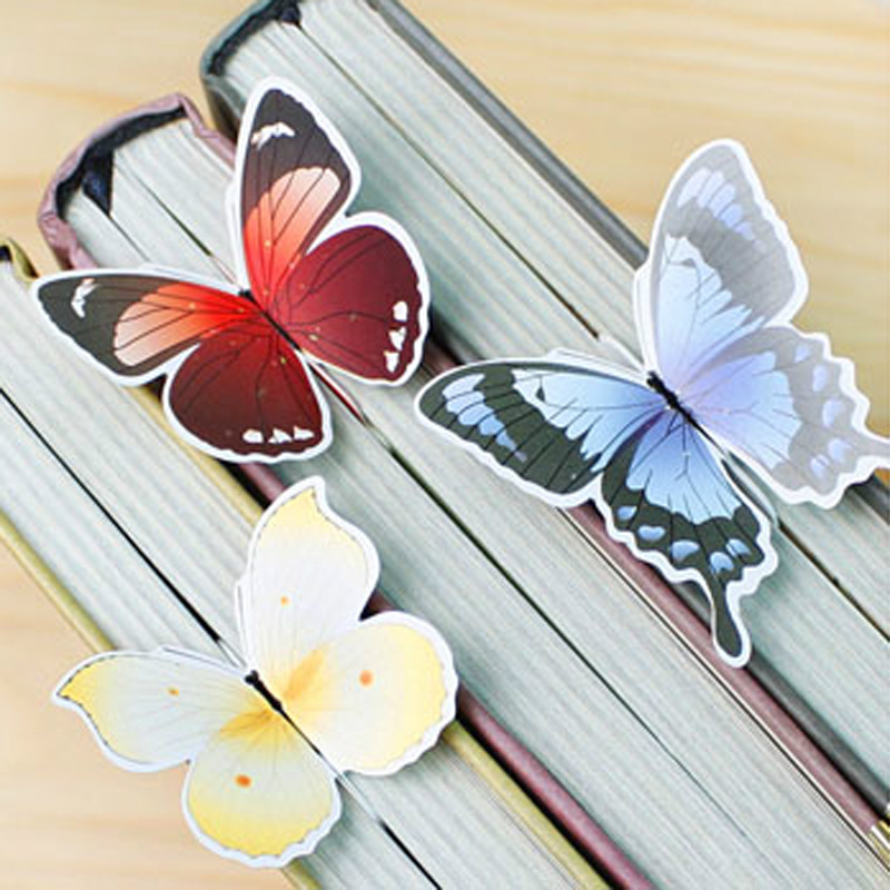 클래식 나비 마커 홀더, 귀여운 종이 책갈피, 14 장